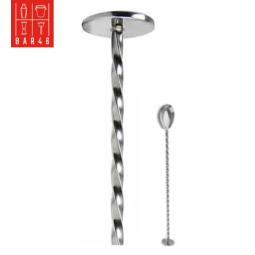 30cm Stainless Steel Bar Spoon with Muddler | Elara Trading UAE