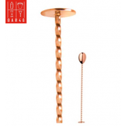 Gold Bar Spoon with Muddler 30cm | Elara Trading Bar Tool