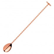 Gold Bar Spoon with Muddler 30cm | Elara Trading Bar Tool
