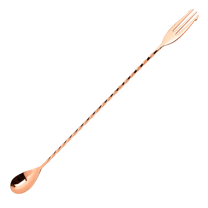 Café de Paris, Copper Plated Bar Spoon with Trident, (11"/30 cm)