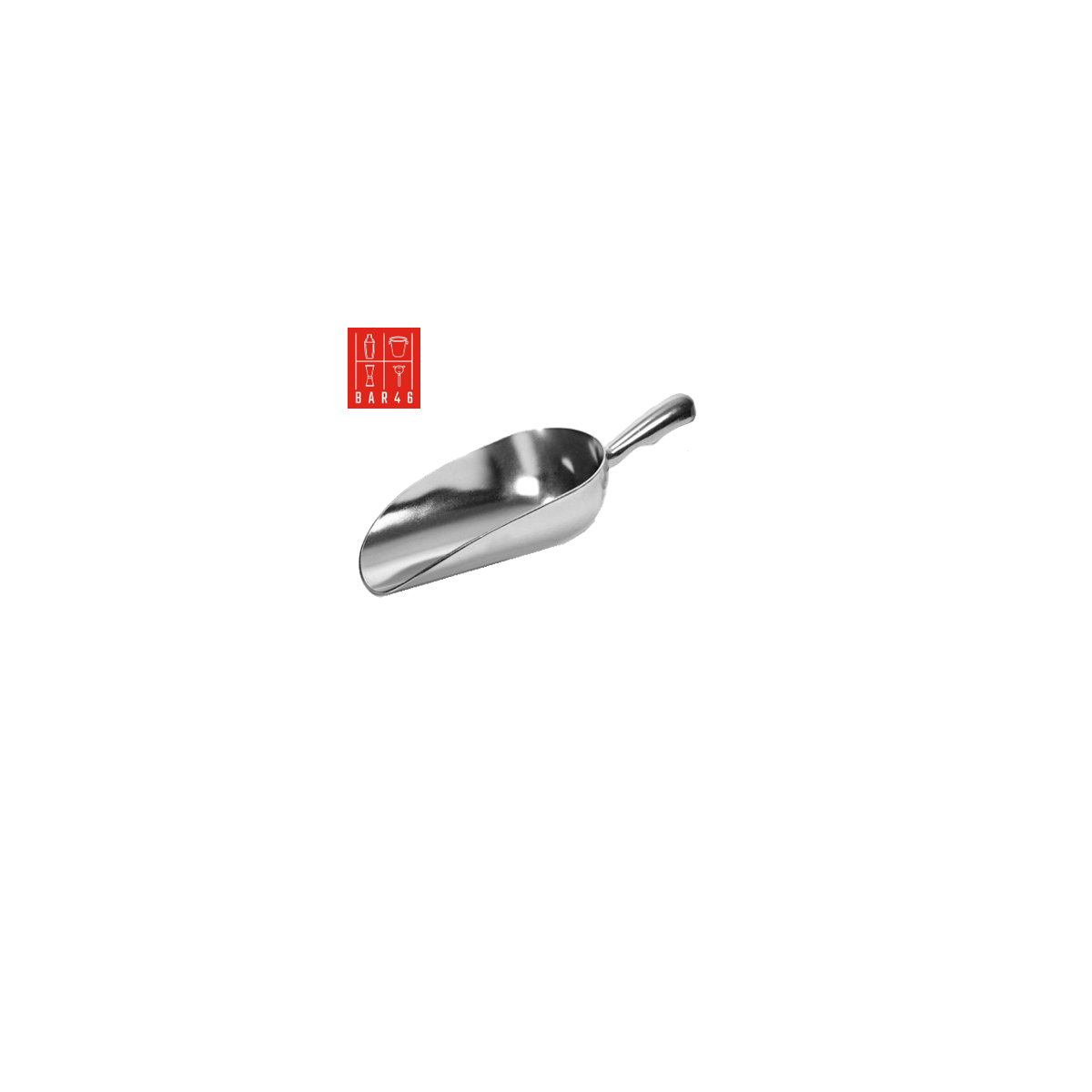Aluminium Ice Scoop 12oz – Bar Equipment Dubai | Elara Trading
