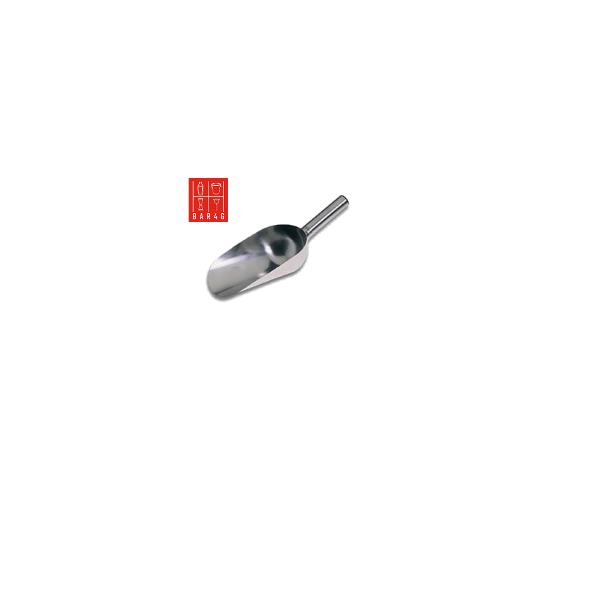 Stainless Steel Ice Scoop 5oz – Bar Equipment Dubai | Elara Trading