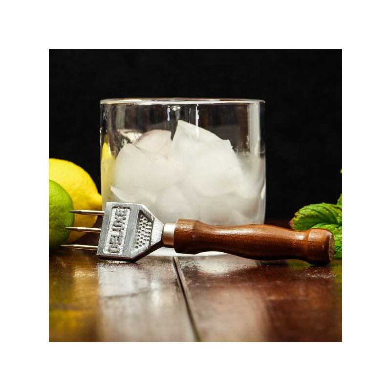 3-Prong Ice Pick with Wooden Handle – Bar Equipment Dubai | Elara Trading