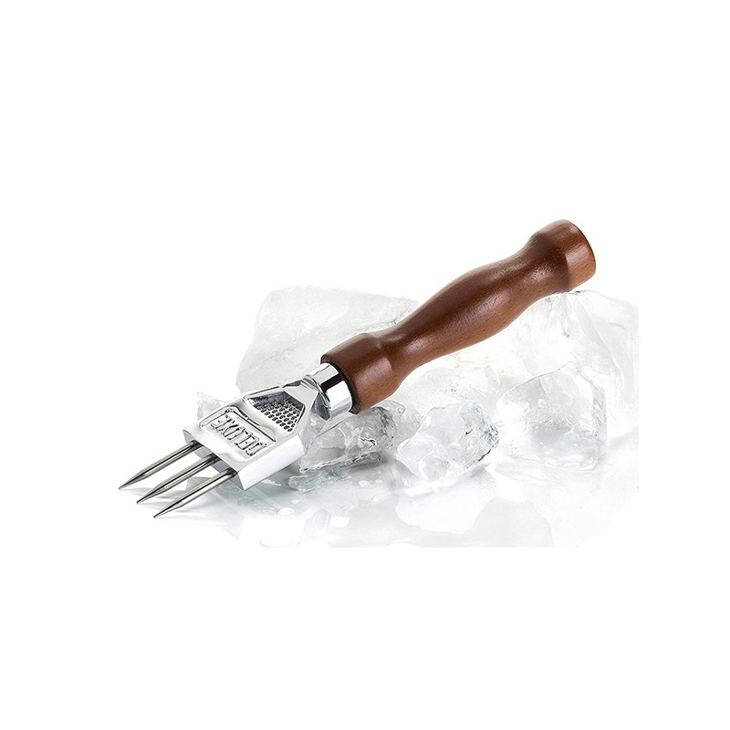 3-Prong Ice Pick with Wooden Handle – Bar Equipment Dubai | Elara Trading