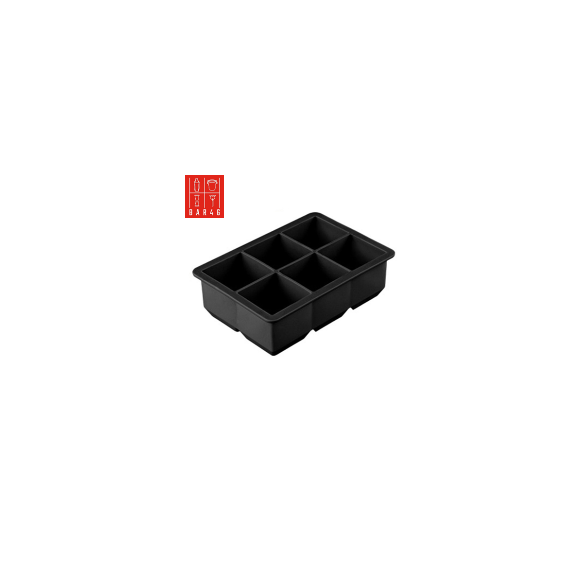 6-Section Silicone Ice Cube Mould – Barware by Elara Trading