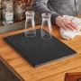 Black Service Bar Mat 30x45 cm – Rubber Mat | Elara Trading