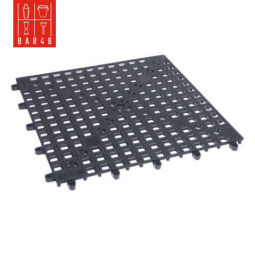 Black Interlocking Bar Mat,...