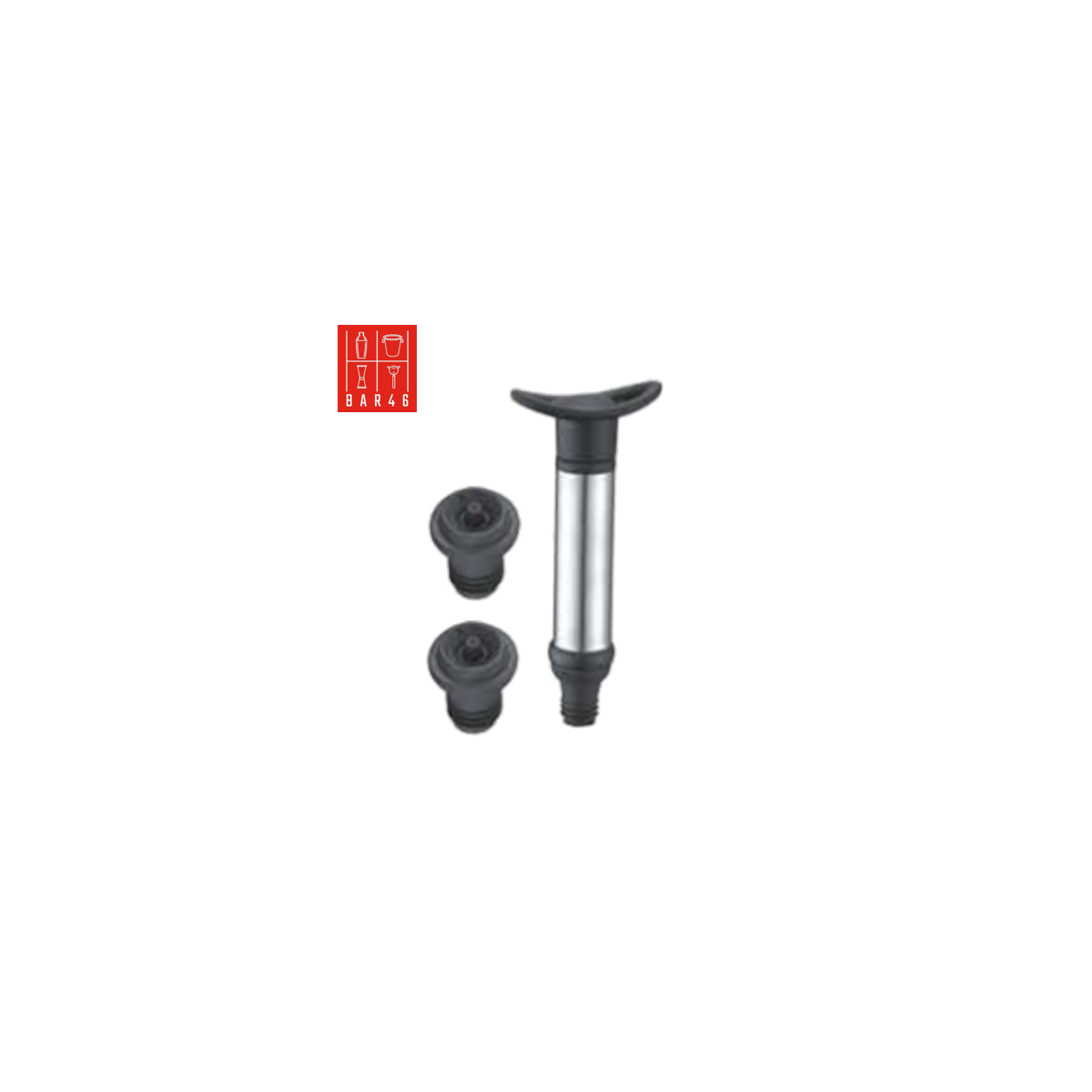 Vacuum Wine Saver Pump with 2 Wine Stoppers | Elara Trading Dubai