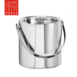 Premium Double Wall Ice Bucket with Lid & Knobs 1.5L | Elara Trading Dubai