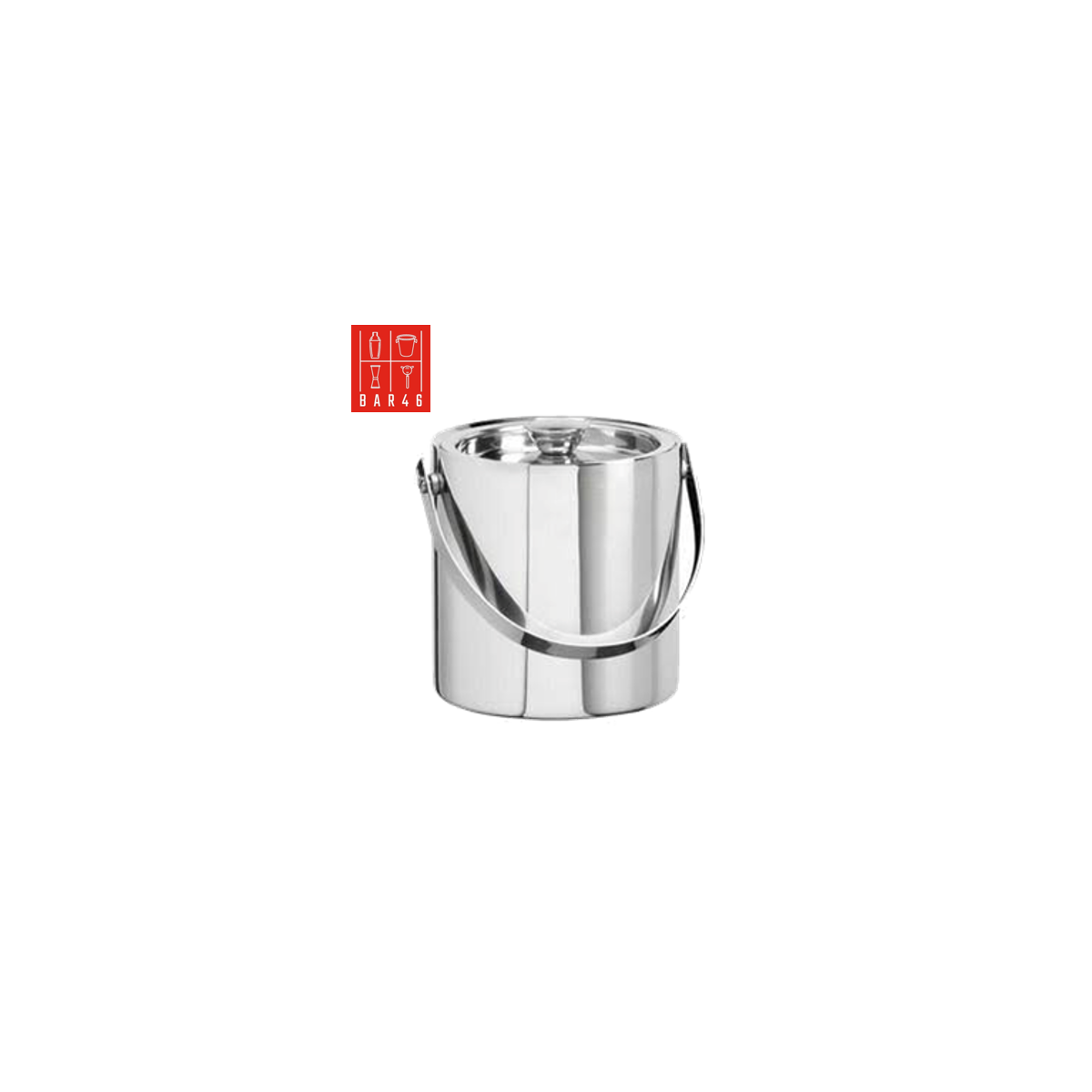 Premium Double Wall Ice Bucket with Lid & Knobs 1.5L | Elara Trading Dubai