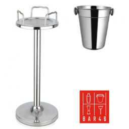 Set Tulip Stand + 4 L Wine Bucket with Knobs | Elara Trading Dubai