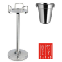 Set Tulip Stand + 4 L Wine Bucket with Knobs | Elara Trading Dubai