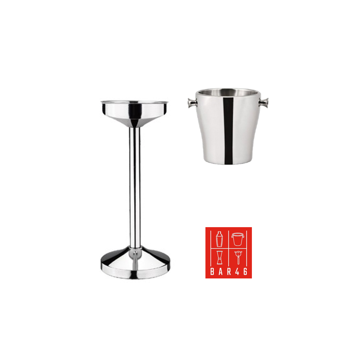 Set Riviera Stand + Double Wall 4 L Wine Bucket with Knobs | Elara Trading Dubai