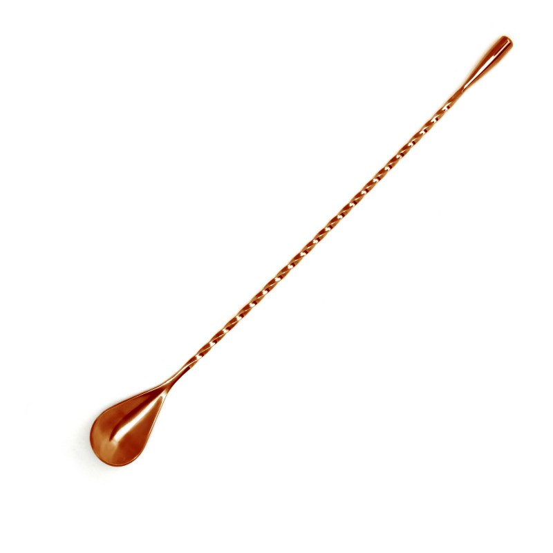 Gold Plated Teardrop Bar Spoon 30 cm | Elara Trading Dubai