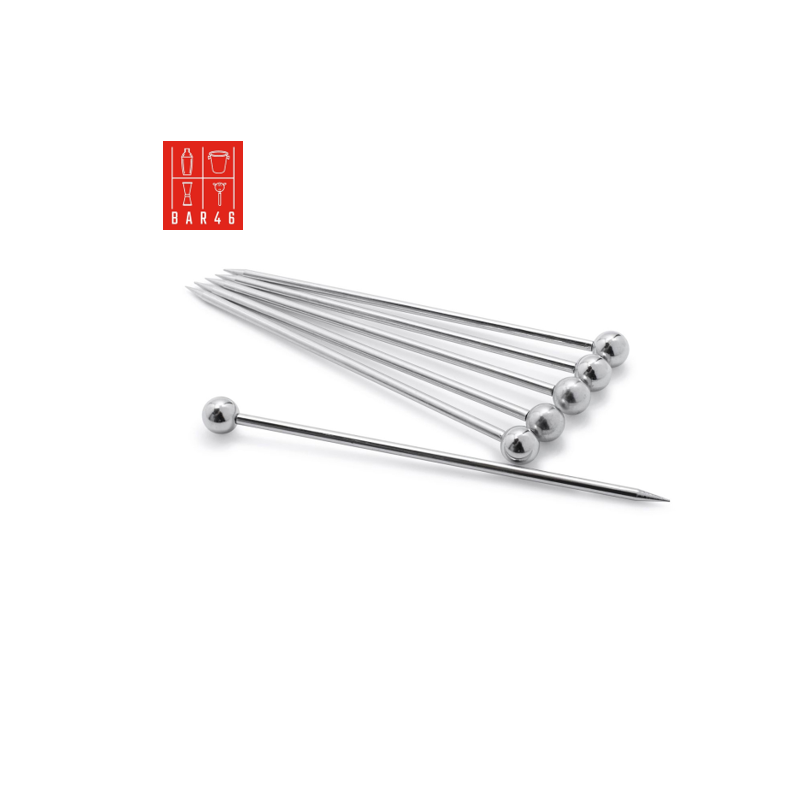 Stainless Steel Cocktail Pick with Ball Top – Bar Tools Supplier UAE | Elara Trading