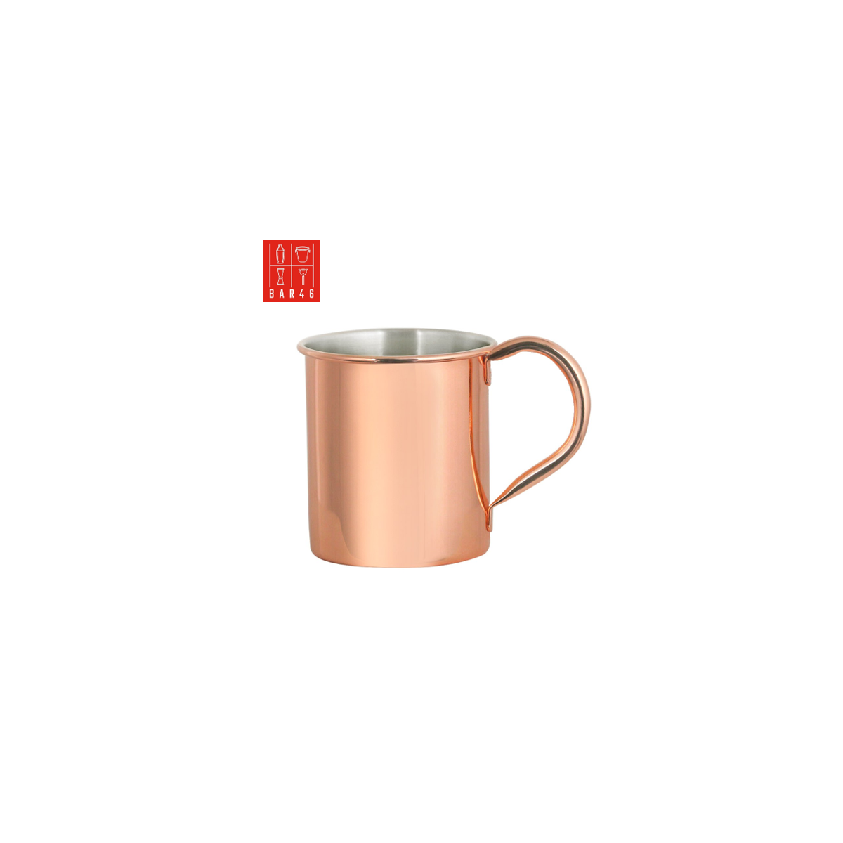 Copper Plated Mug with Handle 14oz | Elara Trading Bar Tools UAE