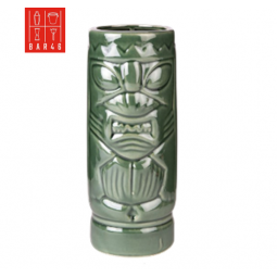 Ku Kaili Ceramic Tiki Mug 500ml – Tribal Bar Mug | Elara Trading Dubai