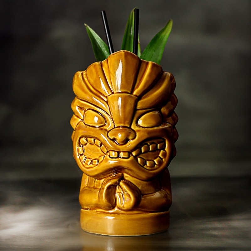 Kava Kava Ceramic Tiki Mug 850ml – XL Cocktail Mug | Elara Trading Dubai