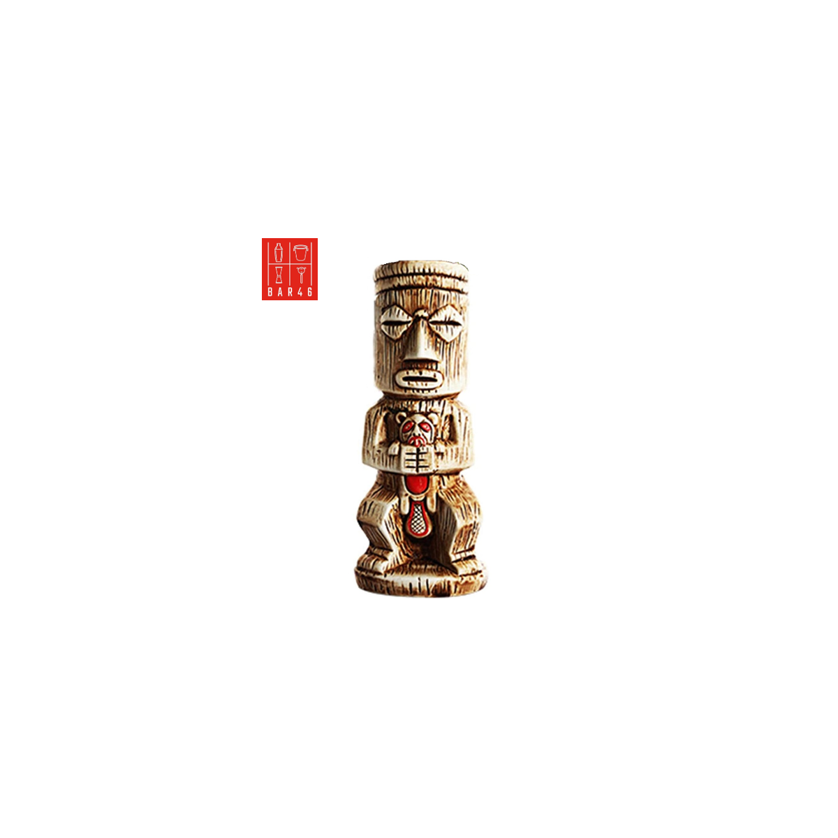 Kari Kali Ceramic Tiki Mug 450ml – Durable Cocktail Mug | Elara Trading UAE