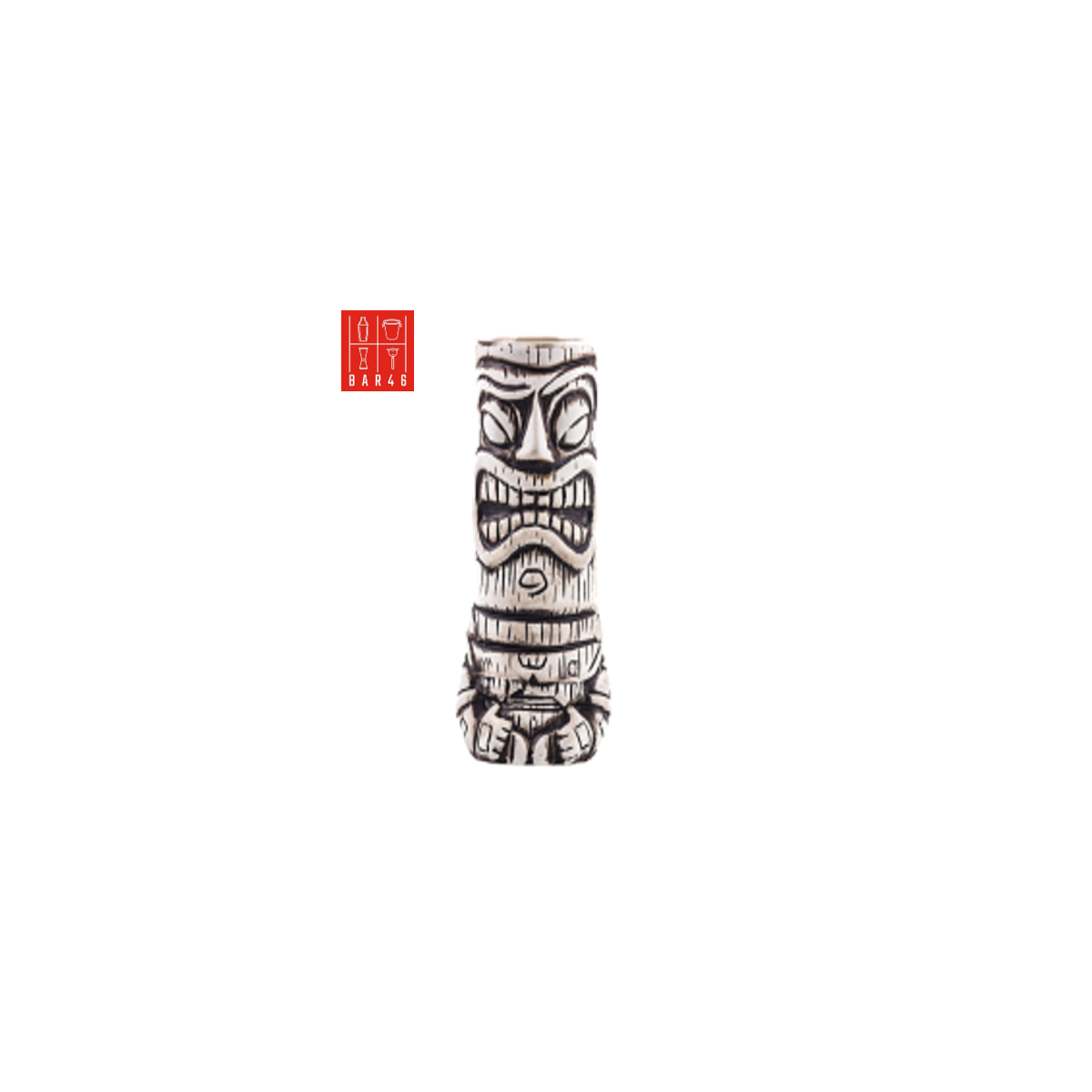 Karui Kala Ceramic Tiki Mug 530ml – Professional Cocktail Mug | Elara Trading UAE