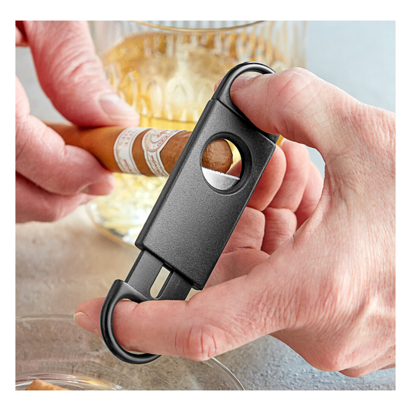 Black Double Blade Cigar Cutter| Bar Tools in Dubai