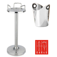 Set – Tulip Stand + Two Handle Ice Bucket (4.2 L) | Elara Trading Dubai