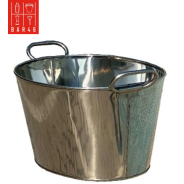 Oval Stainless Steel Beverage Tub 12 L – Bar Equipment Dubai | Elara Trading