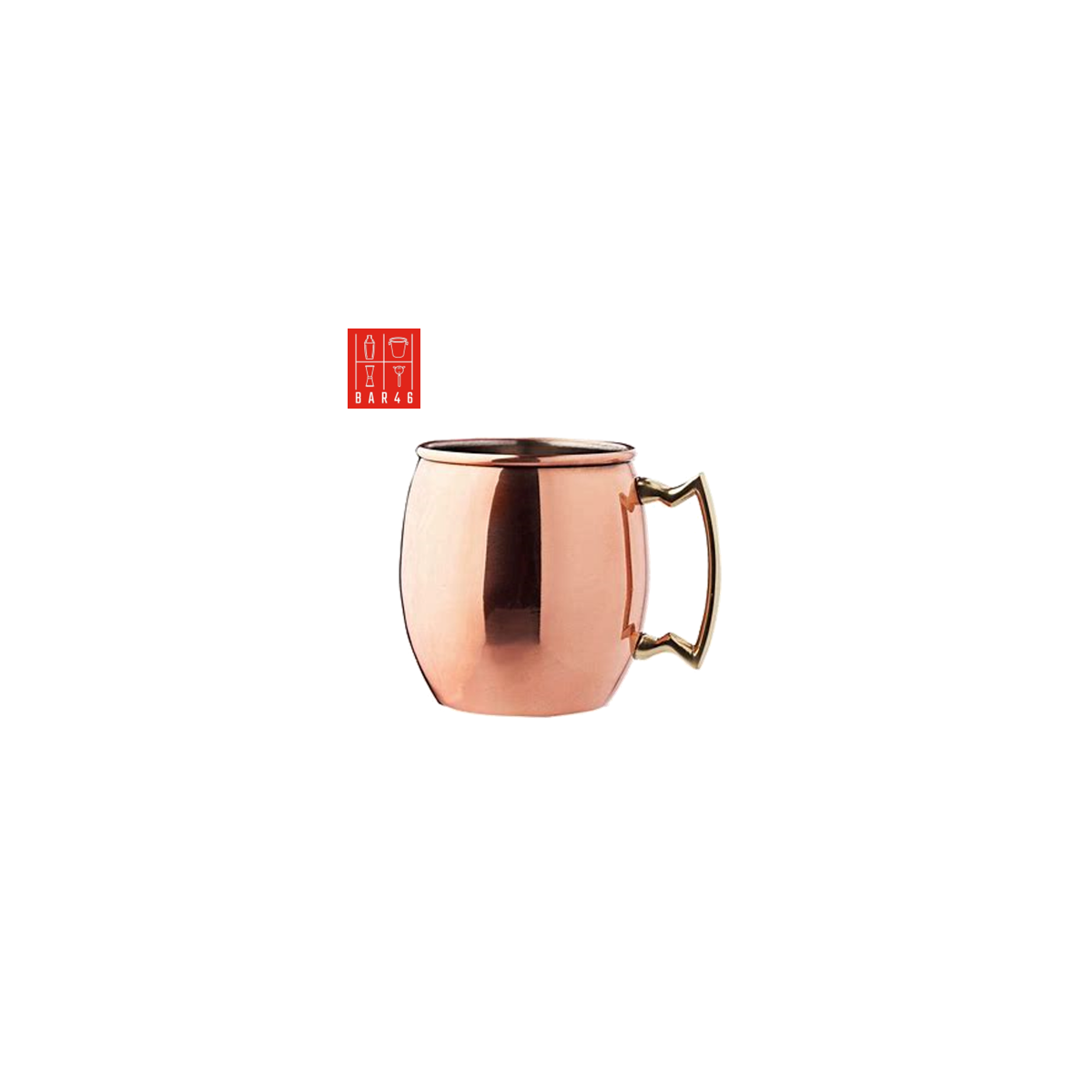 Gold Moscow Mule Mug 450ml – Mirror Finish Cup | Elara Trading UAE