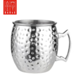 Hammered Stainless Steel Moscow Mule Mug 450ml | Elara Trading Bar Tools UAE