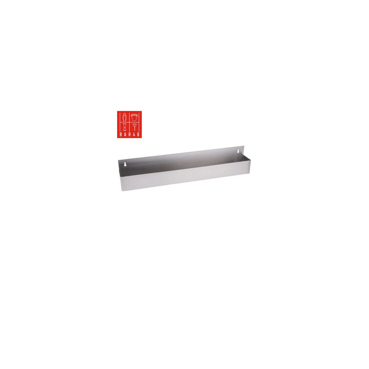 Stainless Steel Single Tier Speed Rail 8 bottles, (33"/85cm)