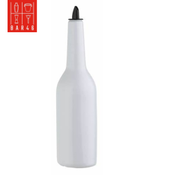 White Flair Bottle 750ml – Elara Trading Bartender Practice Bottle UAE