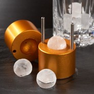 Gold Aluminium Ice Ball Maker – Bar Equipment Dubai | Elara Trading