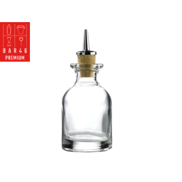 Elara Trading Dome Glass Bitter Bottle 130 ml – Bar Equipment Dubai