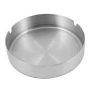 Medium Stainless Steel Ashtray 10cm | Elara Trading