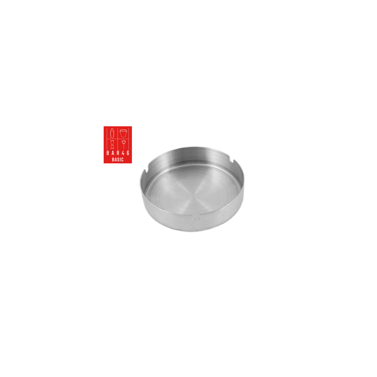 Medium Stainless Steel Ashtray 10cm | Elara Trading
