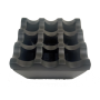 Black Windproof Ashtray – Matte Square Heavy Ashtray | Elara Trading
