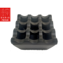Black Windproof Ashtray – Matte Square Heavy Ashtray | Elara Trading