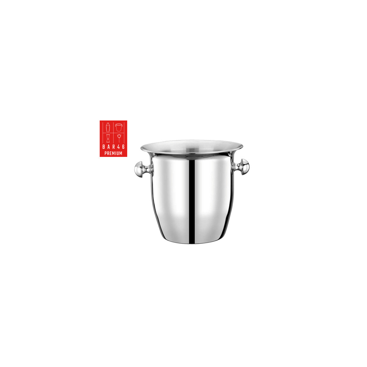 Bar46 Brand Wine Bucket 4 L with Handles – Stainless Steel Bar Tools Dubai