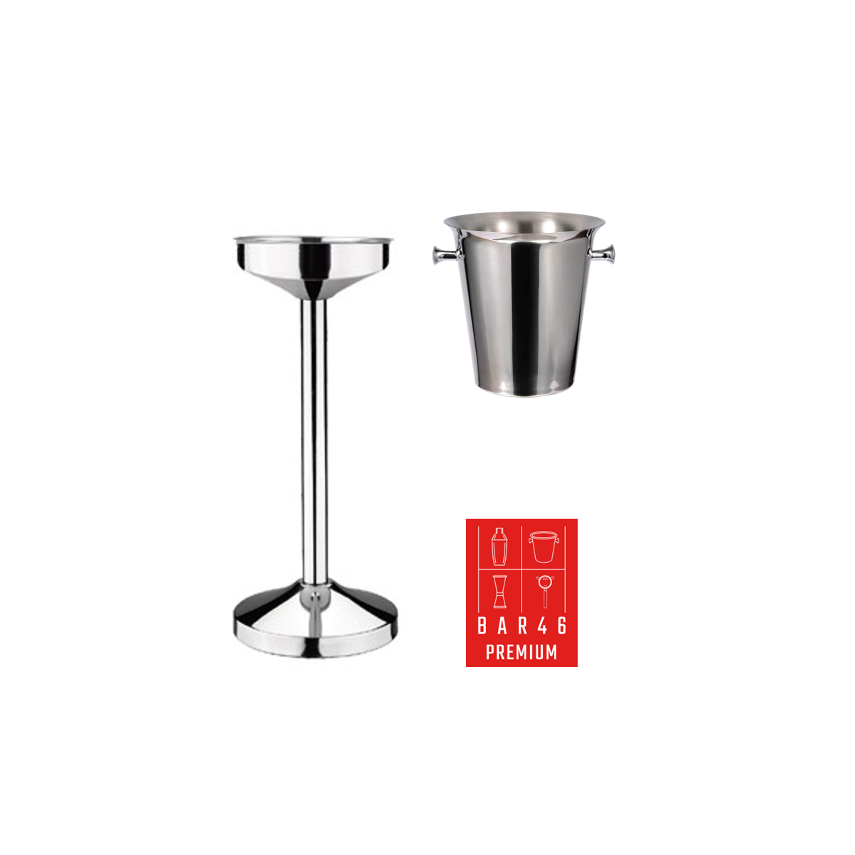 Set Riviera Stand + Premium 5 L Wine Bucket with Knobs | Elara Trading Dubai