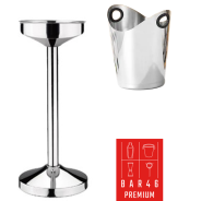 Set – Riviera Stand + Two Handle Ice Bucket (4.2 L) | Elara Trading Dubai