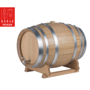 Oak Wine Barrel 5L – Wooden Whiskey Dispenser & Bar Decor