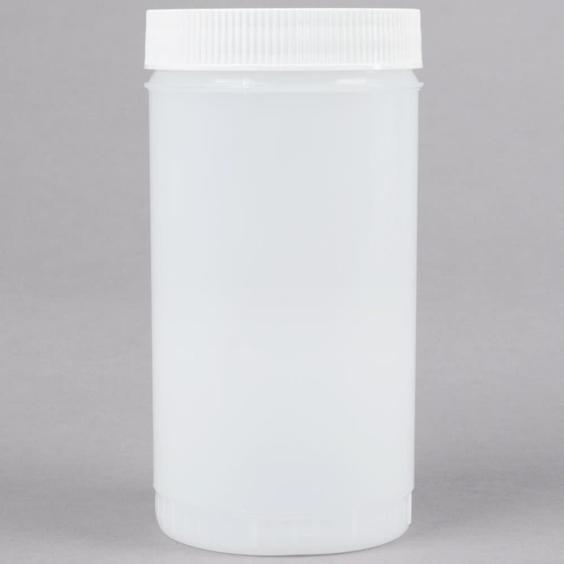 1.1 liter White Container with Cap | Elara Trading Dubai – Bar Storage Tools