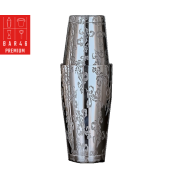 Etched Leaf Boston Shaker Set 540ml/750ml – Elara Trading UAE