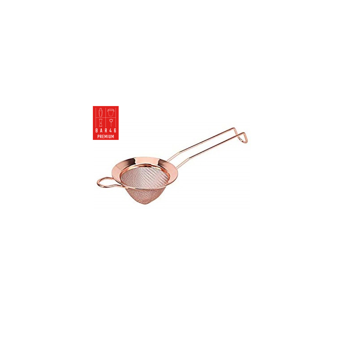 Copper Plated Fine Mesh Strainer 23 cm | Elara Trading Dubai