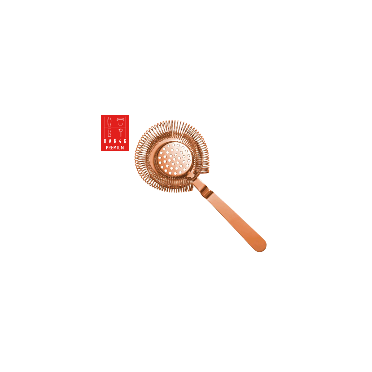 Copper Plated Calabrese Hawthorn Strainer | Elara Trading Dubai