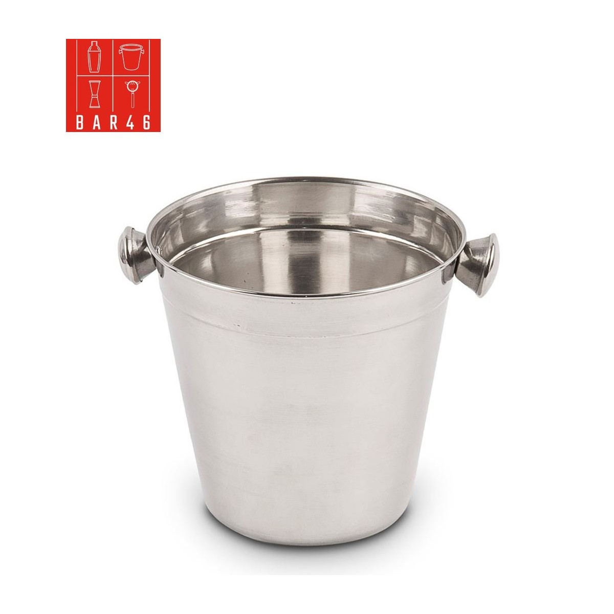 Stainless Steel Ice Bucket with Knobs 1.5L | Elara Trading Dubai