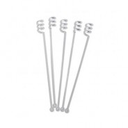 Clear Swirl Stirrer, 6.5''/16.5 cm, Pack of 200 pieces