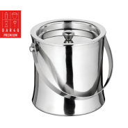 Double Wall Ice Bucket with Lid 1L | Elara Trading Dubai