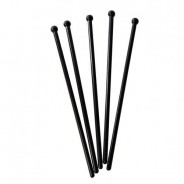 Black Ball End Plastic Stirrer 15cm – 1000pcs | Elara Trading UAE