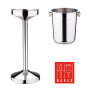 Set Riviera Stand + 6 L Champagne Bucket with Knobs | Elara Trading Dubai